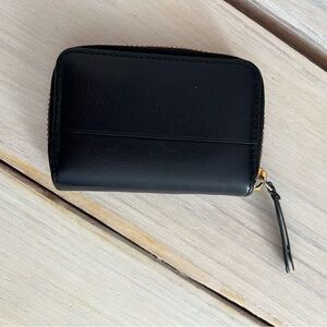 Everlane zip wallet, Genuine leather, Black
